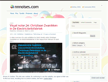 Tablet Screenshot of nnnoises.com